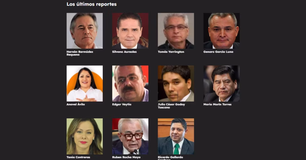 Plataforma para denunciar políticos