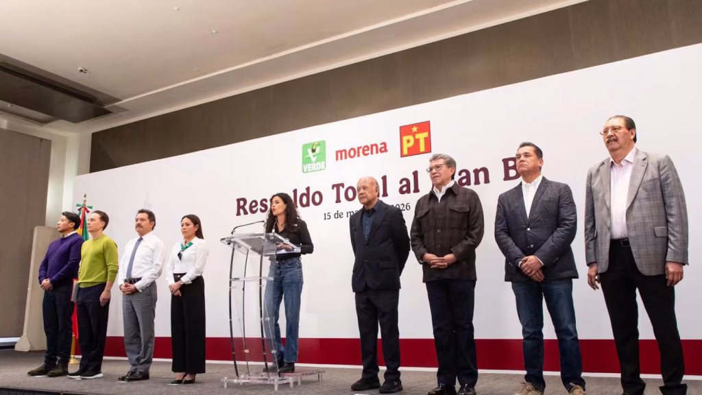 Morena, PT y PVEM respaldan el “Plan B” de reforma electoral de Sheinbaum.